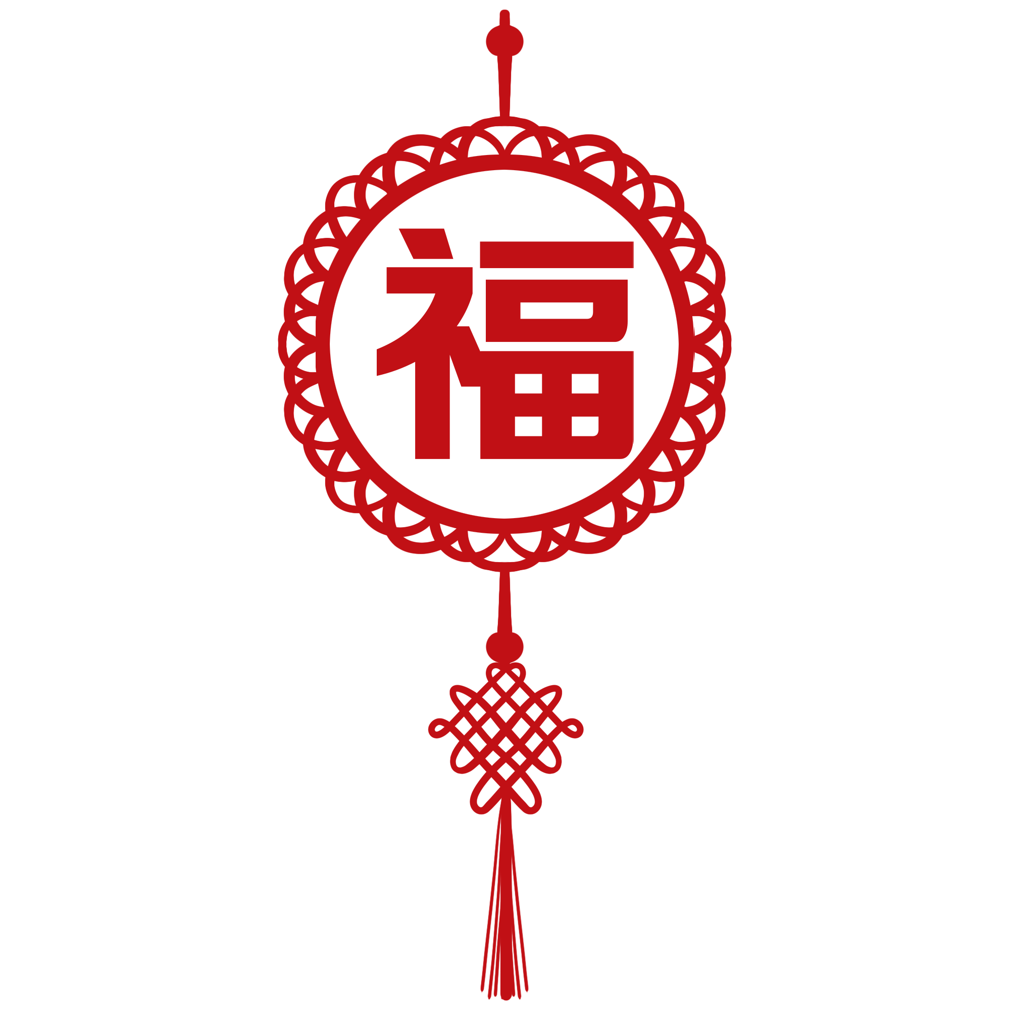 福字中国结怎么画制作技巧！