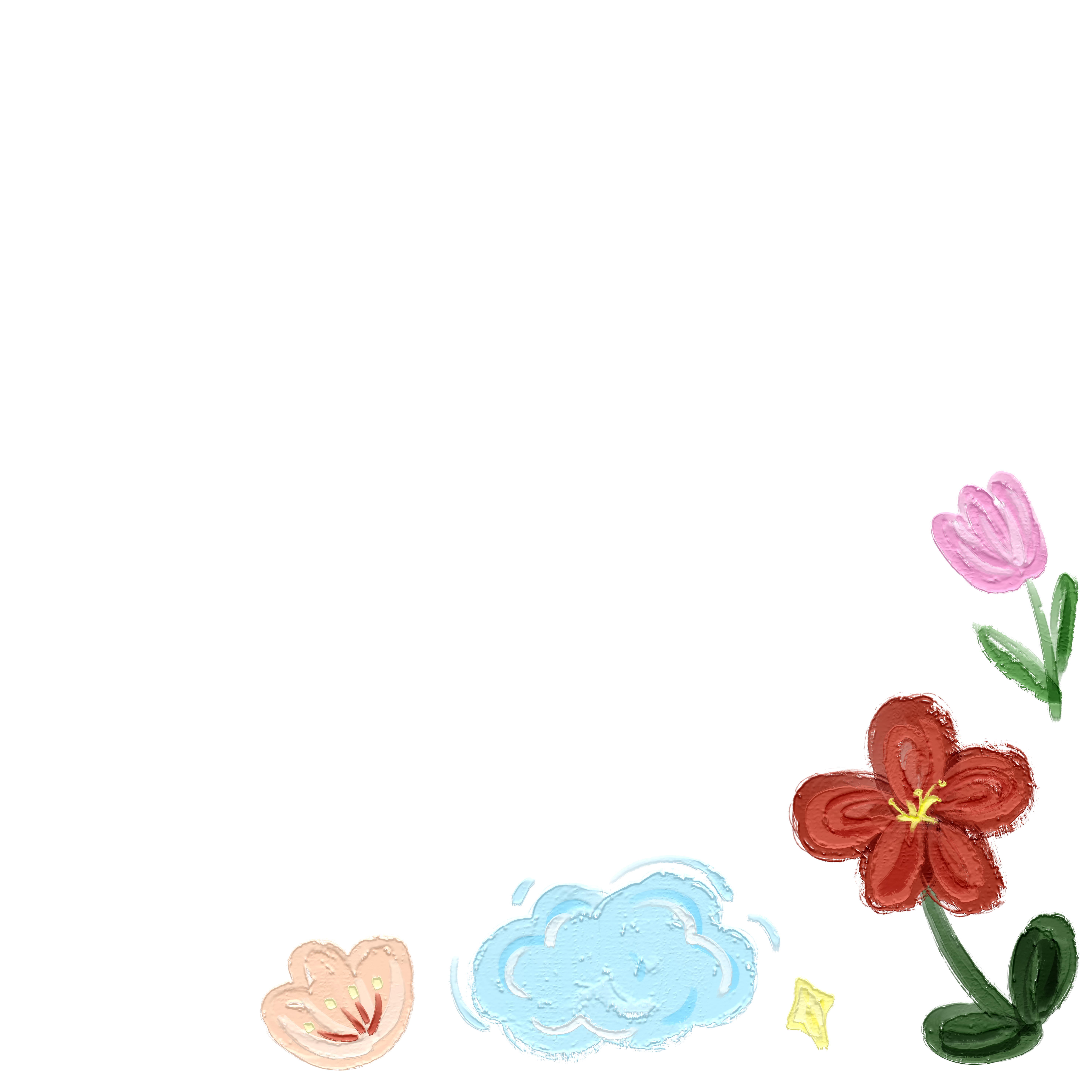小花边框素材图片如何绘制