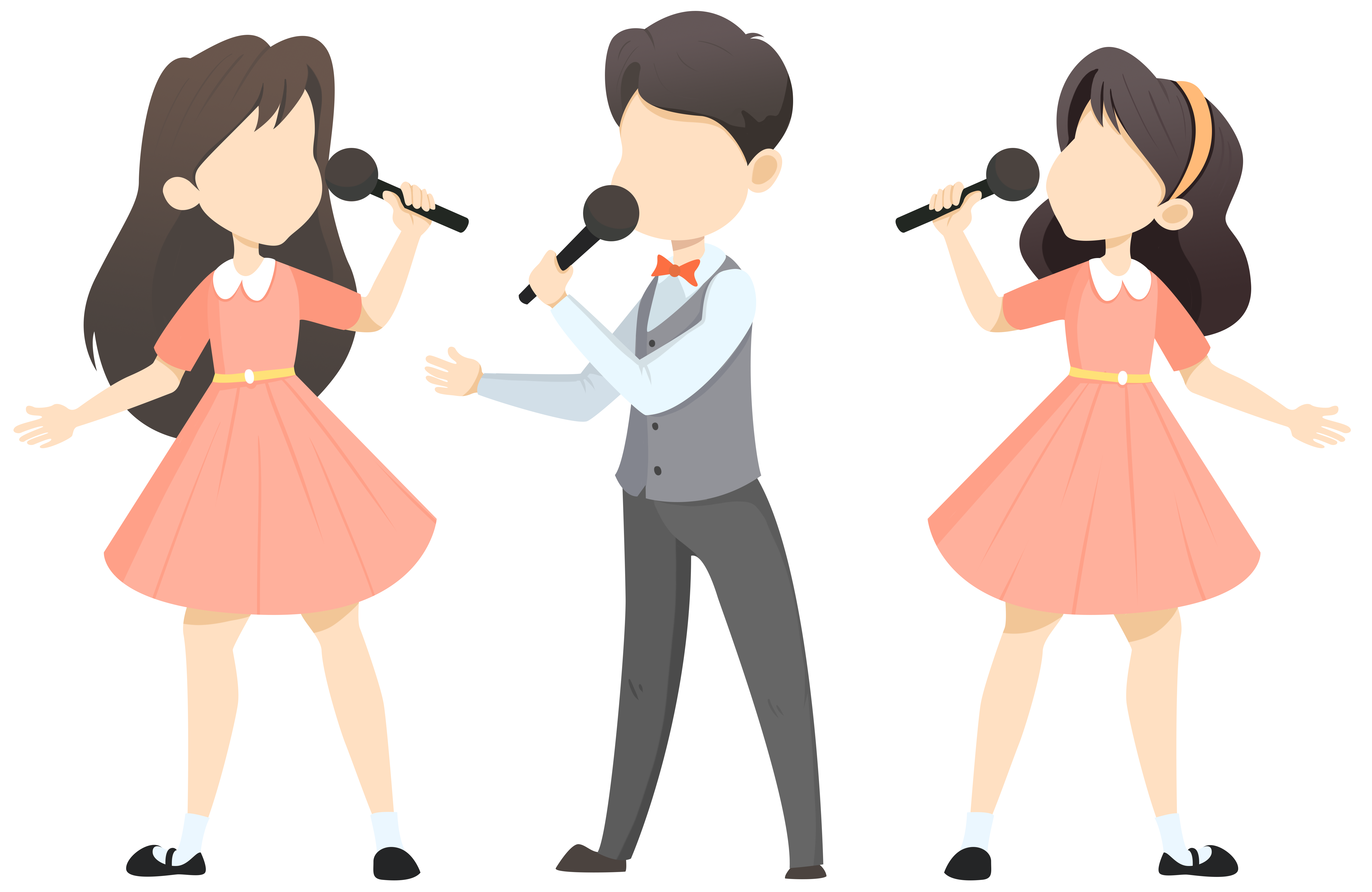 合唱比赛绘画图片简笔画制作技巧