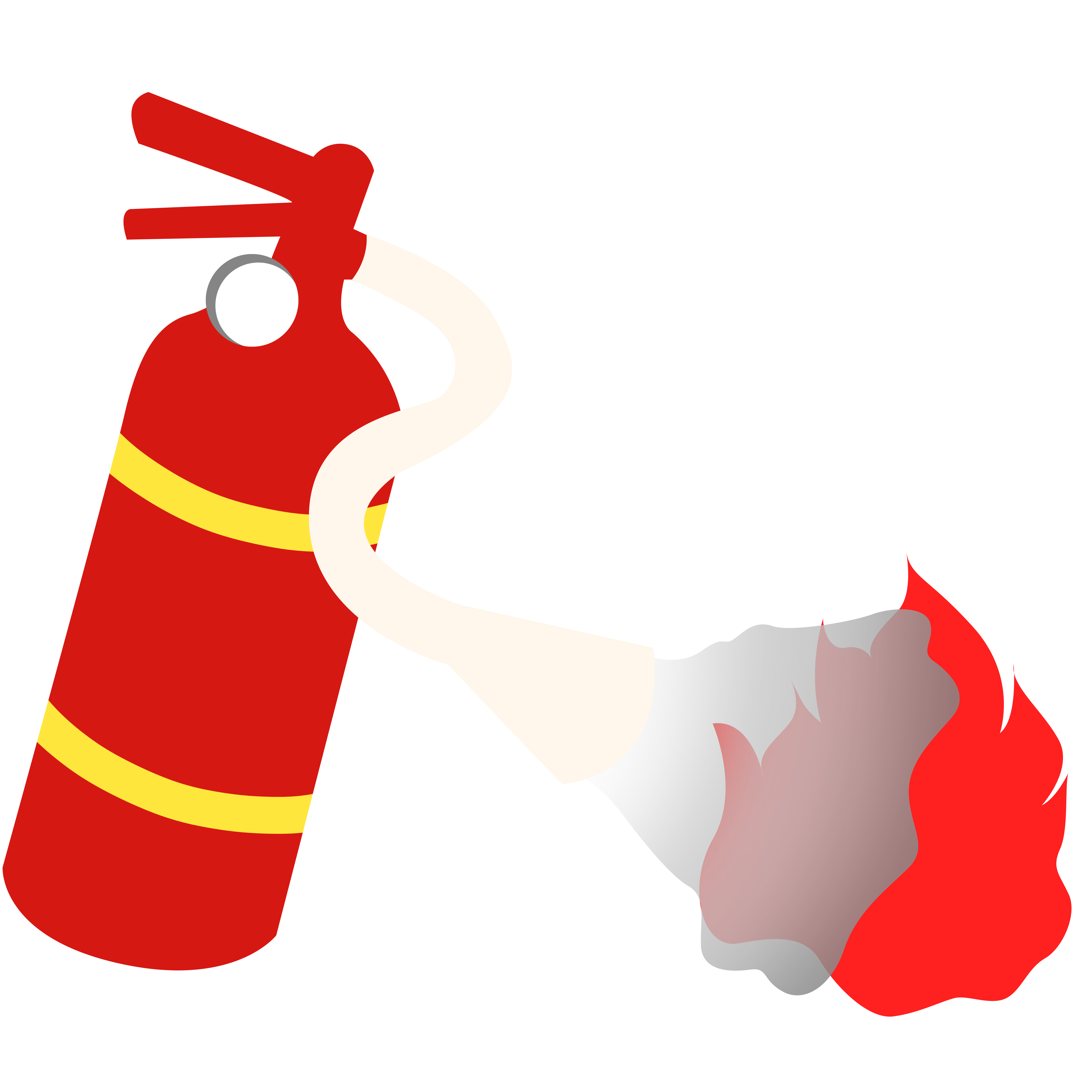 灭火器灭火插画图片怎么画