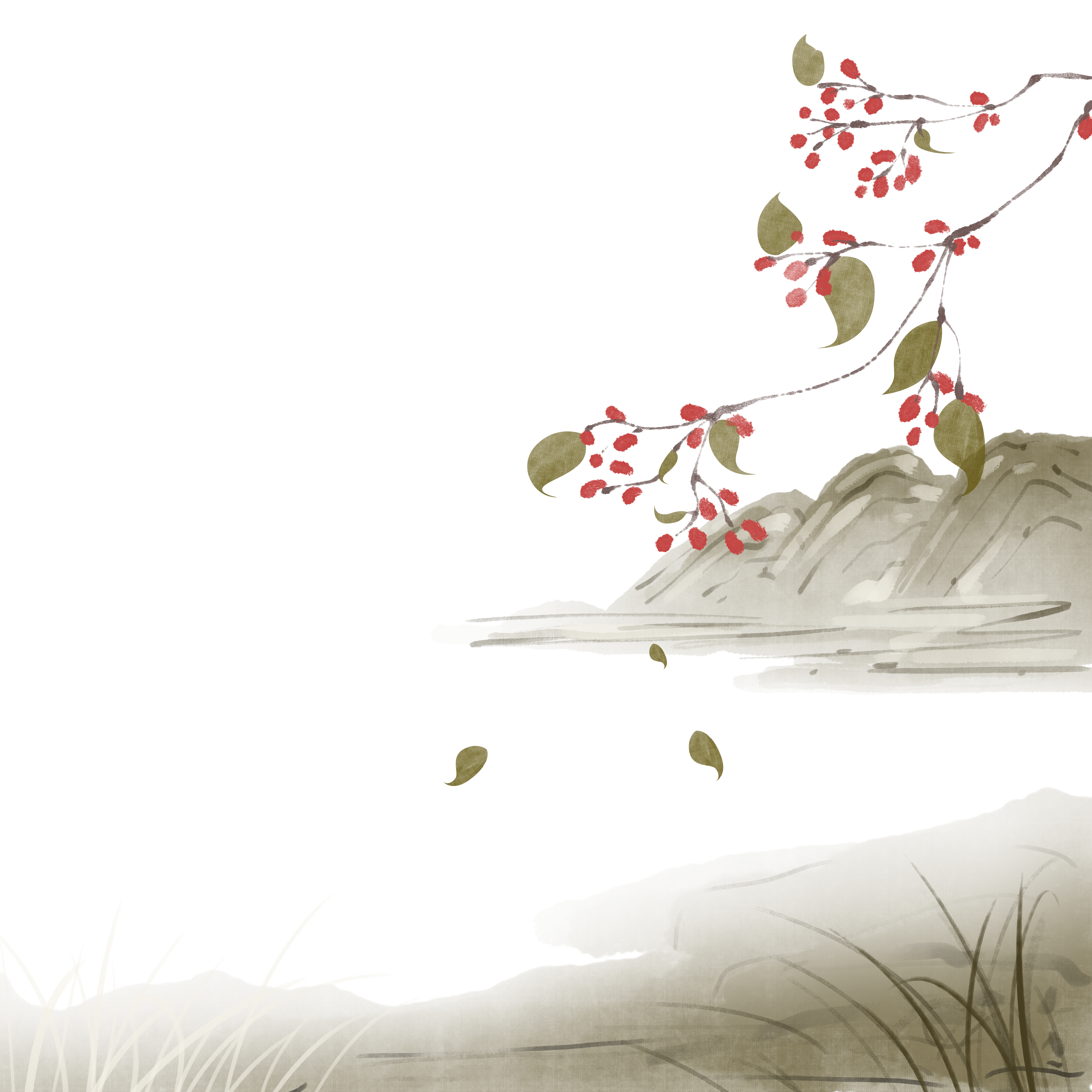 重阳素材图片如何制作
