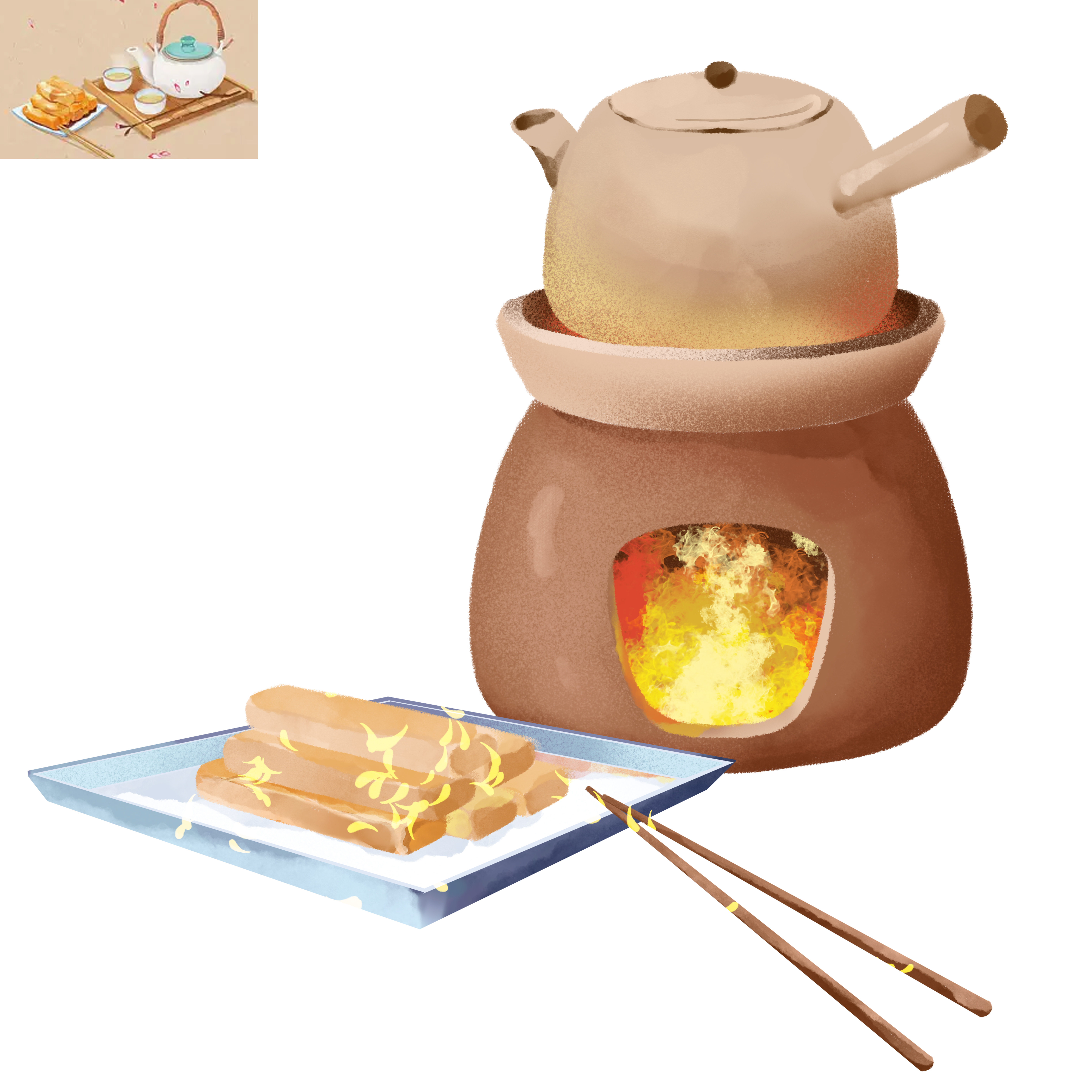 小雪素材图片制作方法