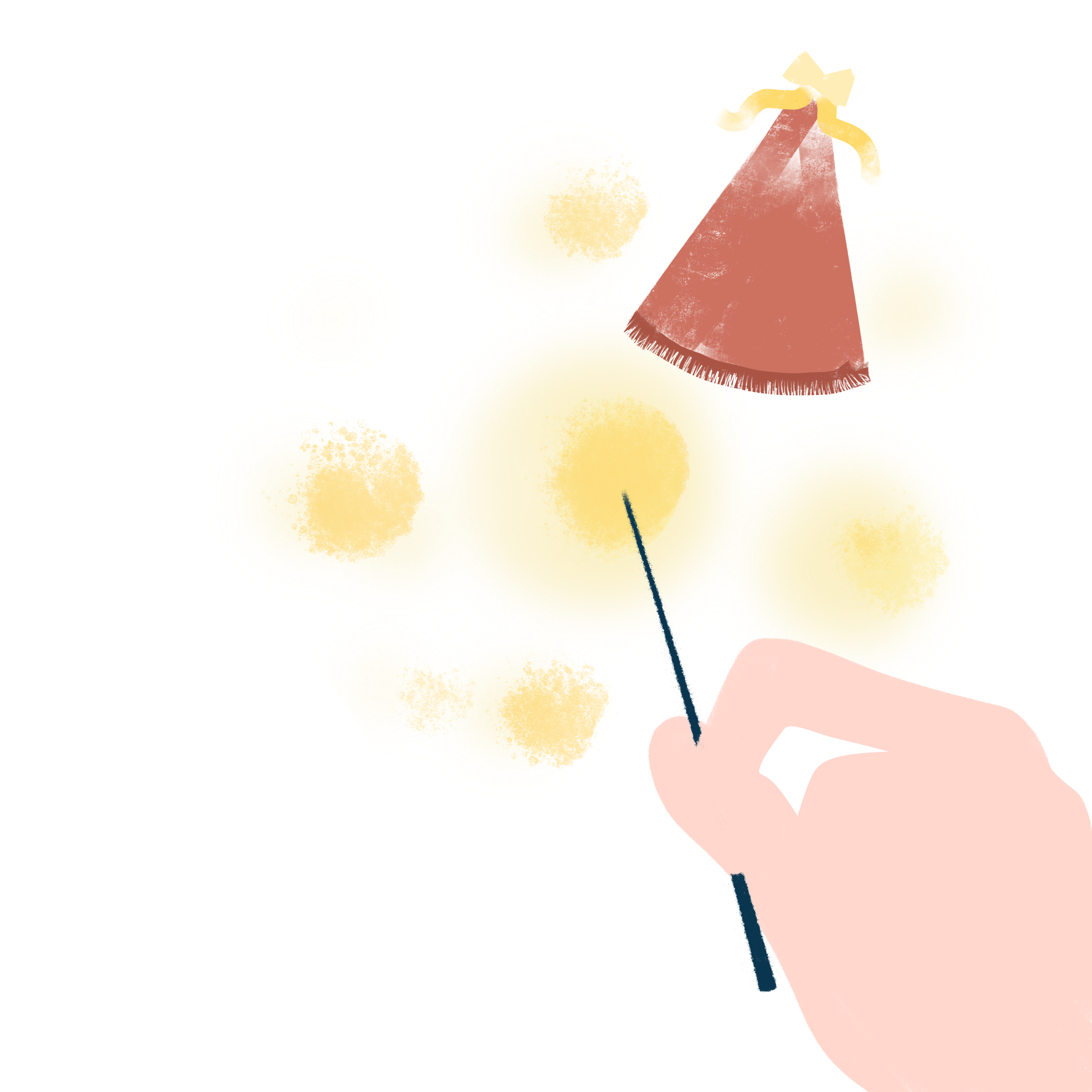 跨年插画英文制作步骤