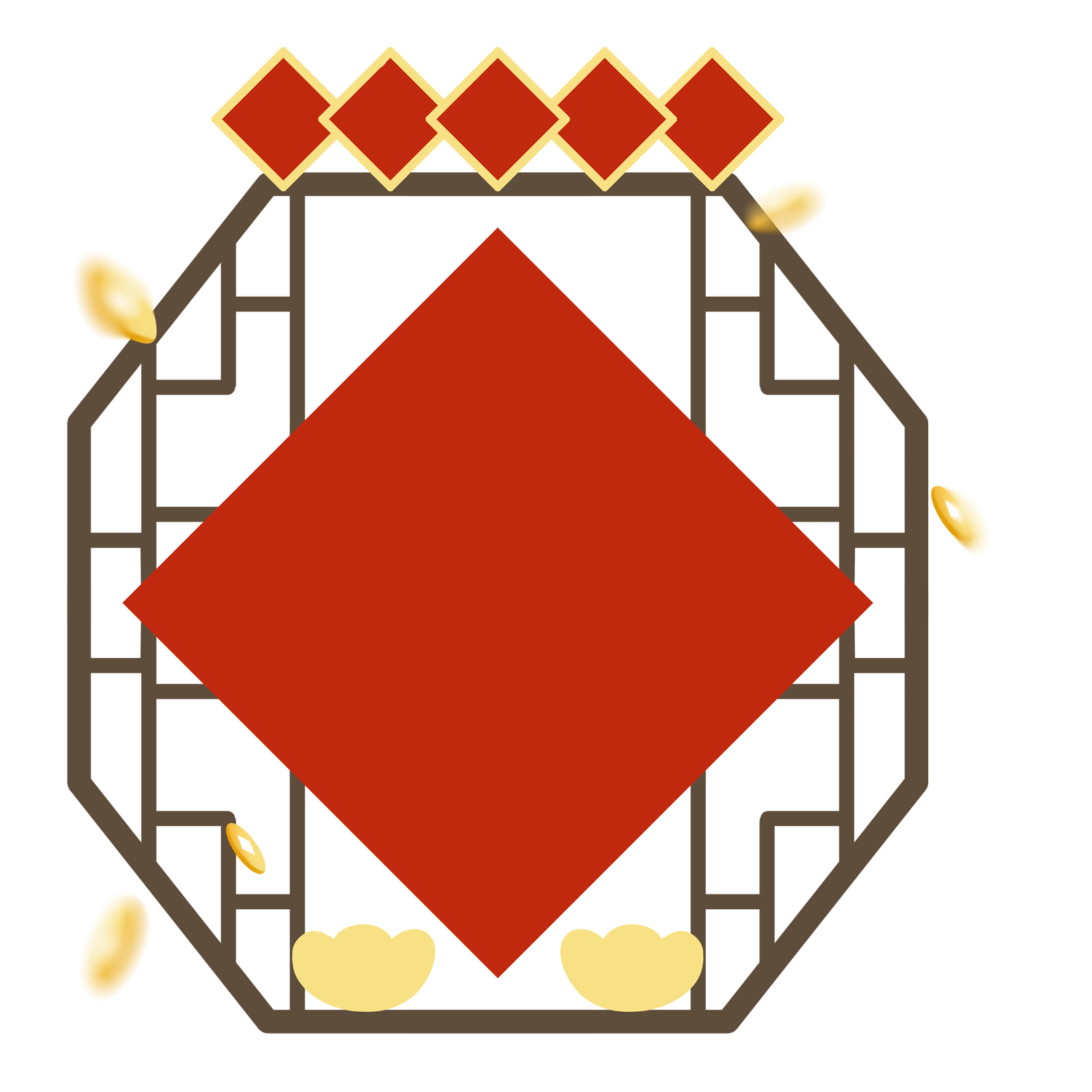 新年插画素材如何制作